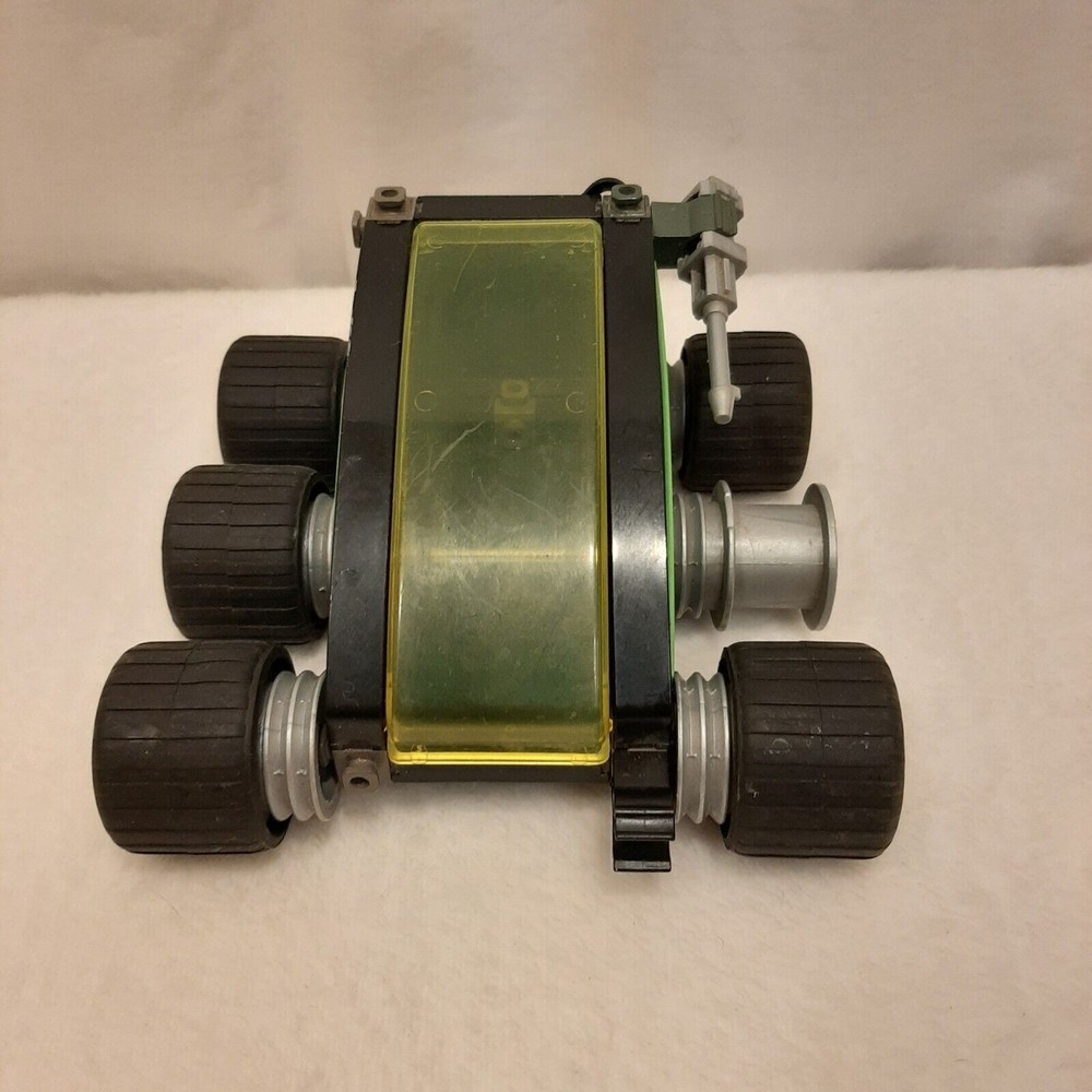 Vintage Fisher Price Vehicle Construction Army 6 Wheeled Plastic Car Toy READ
